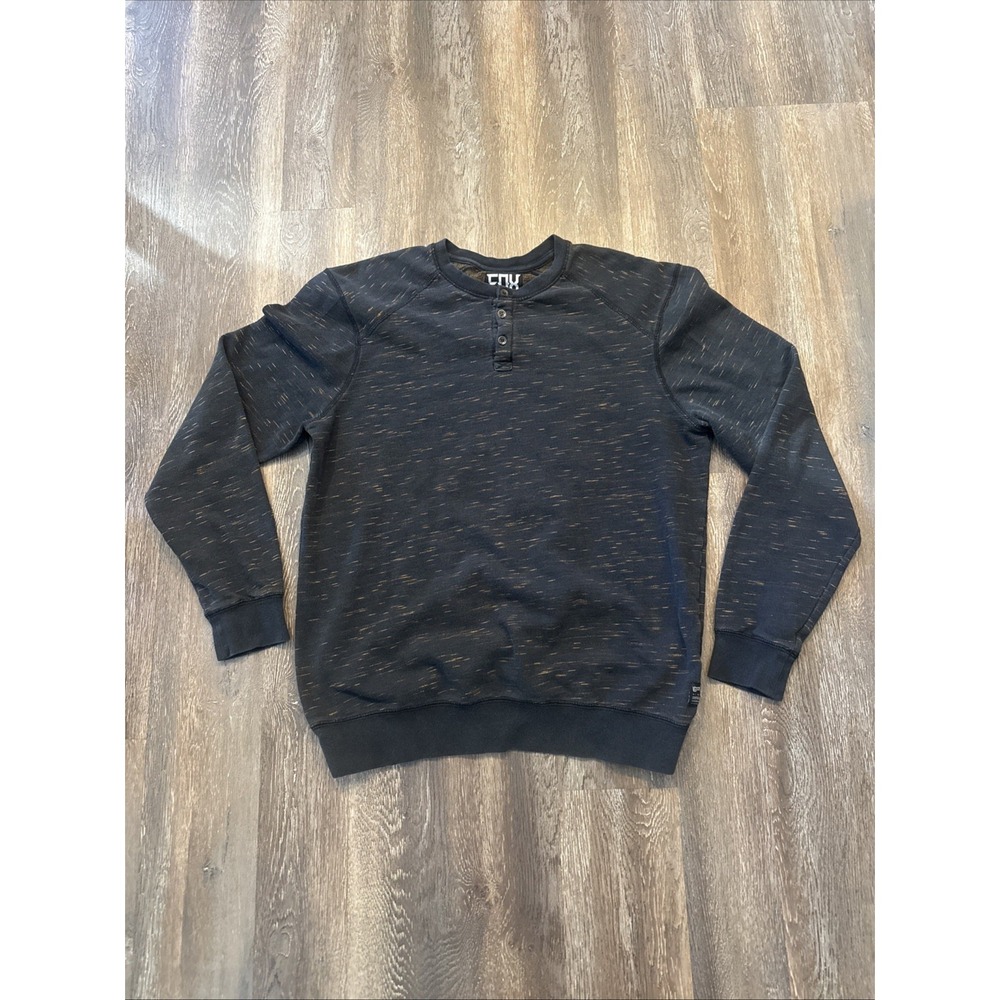 Fox Racing  3 Button Long Sleeve Sweatshirt  Medium  Slim Fit Motocross BMX